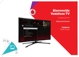 Bienvenido Vodafone TV