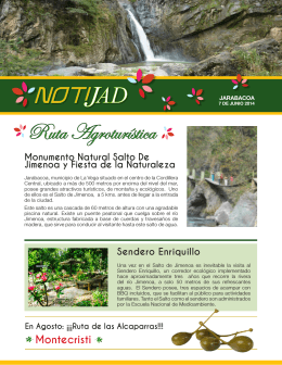 notijad ruta salto de jimenoa