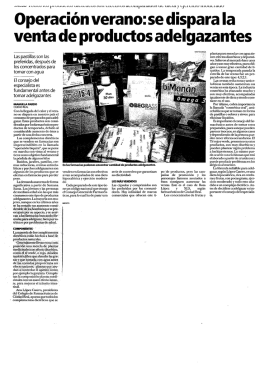 Operación verano: se dispara la venta de productos adelgazantes