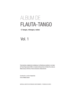 ÁLBUM DE FLAUTA-TANGO