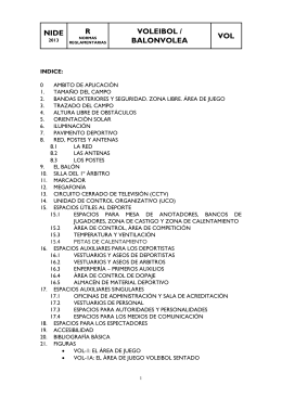 VOL Voleibol (documento pdf) - Consejo Superior de Deportes