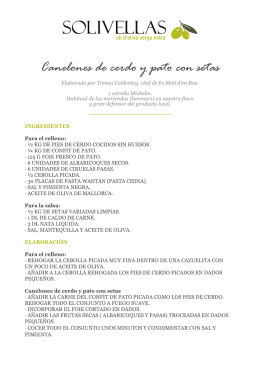 SOLIVELLAS ¿S. - Oli Solivellas