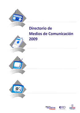 Directorio de Medios 2009