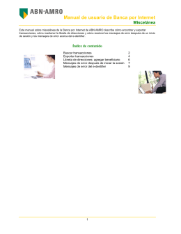 Manual de usuario de Banca por Internet