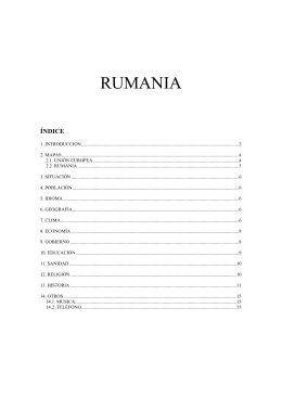 RUMANIA - Educarm