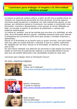 Canciones para trabajar el respeto a la