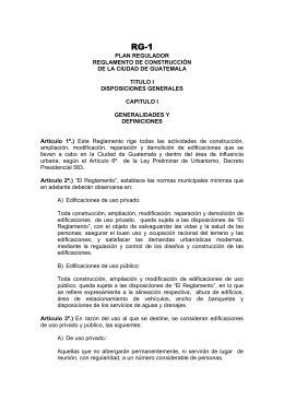 plan regulador reglamento de construcción de la ciudad