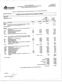 Análisis Precios Unitarios 94.1