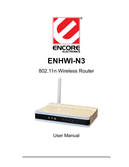 Encore ENHWI-N3 Manual