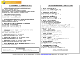 alojamiento en capital federal (bue)