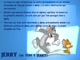 JERRY (de TOM Y JERRY) - Ratos no Laboratorio 2012