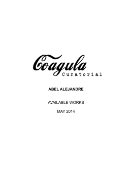 abel alejandre - Coagula Curatorial