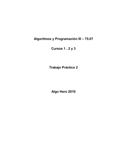 Algoritmos y Programación III – 75