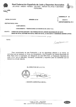 Real Federación Española de Judo y Deportes Asociados JIU