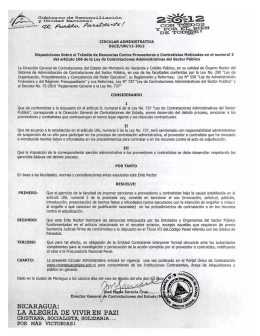 Circular administrativa DGCE/UN/12-2012