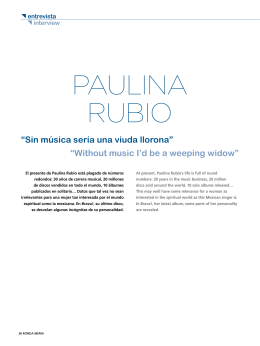 PAULINA RUBIO