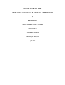 Madonnas, Whores, and Wives: Gender construction in