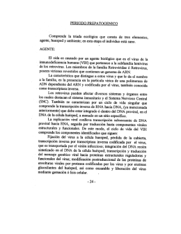 PERIODO PREPATOGENICO Comprende la triada ecológica que