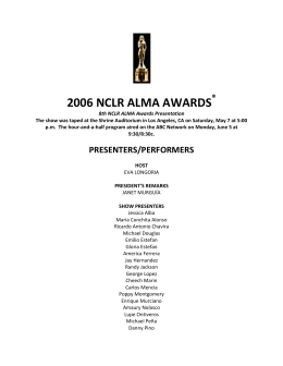 2006 NCLR ALMA AWARDS