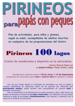vacaciones para los niños