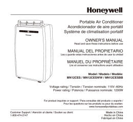 Portable Air Conditioner Acondicionador de aire portátil Système de