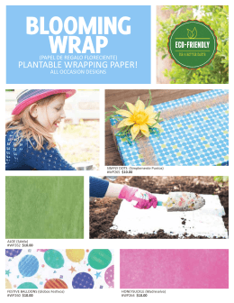 PLANTABLE WRAPPING PAPER!