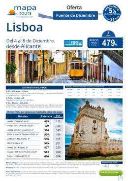 Lisboa - Mapa Tours