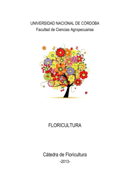 Apunte de Floricultura - Facultad de Ciencias Agropecuarias