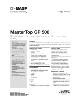 MasterTop GP 500
