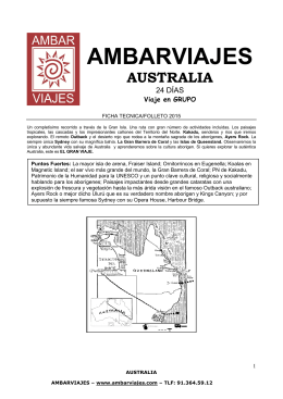 ambarviajes australia