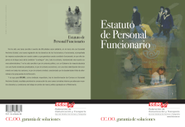 Estatuto de personal funcionario de correos