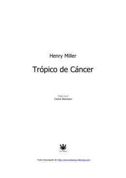 Miller, Henry - Trópico de Cáncer _C1234_[rtf].rtf