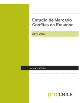 Estudio de Mercado Confites en Ecuador