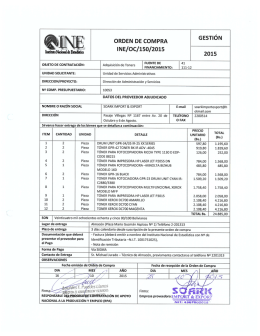 ORDEN DE COMPRA GESTIÓN