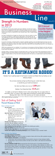 It`s a Refinance Rodeo! - Members Trust of the Southwest FCU