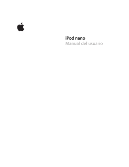 iPod nano Manual del usario
