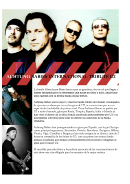 ACHTUNG BABIES INTERNATIONAL TRIBUTE U2