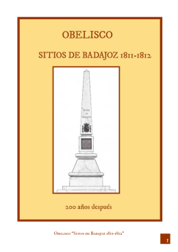 Obelisco “Sitios de Badajoz 1811