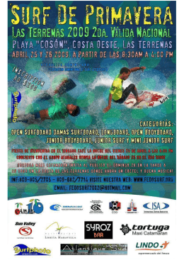 Carpeta SURF DE PRIMAVERA LAS TERRENAS 2009 (Playa