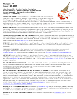 Atkinson`s FYI January 23, 2015