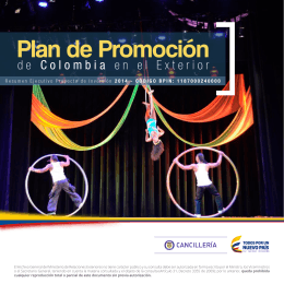 Promoción de Colombia en el Exterior