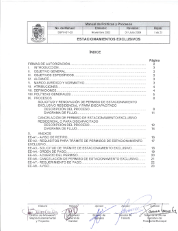 estacionamientos exclusivos - Municipio de San Pedro Garza García