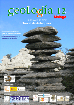 el Torcal de Antequera - Sociedad Geológica de España