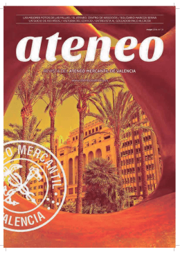 Revista Ateneo – 33 - Ateneo Mercantil de Valencia