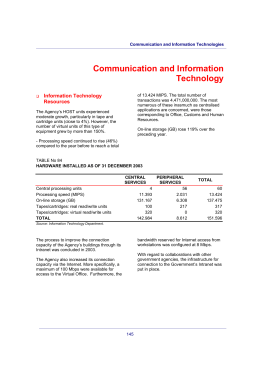 Communication and Information Technology
