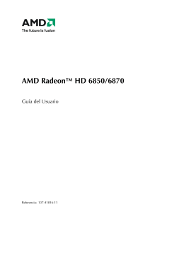 AMD Radeon™ HD 6850/6870