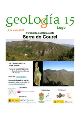 Recorrido geológico-paleontológico por la Serra do Courel
