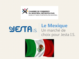 Le Mexique - Chambre de commerce du Montréal métropolitain