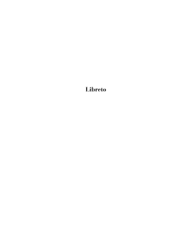 Libreto - Gran Teatre del Liceu