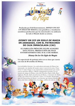 Disney On Ice Un Siglo de Magia